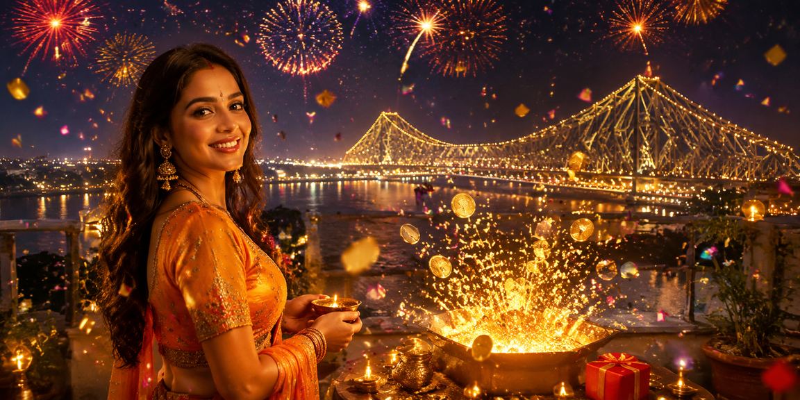 Interface showing live casino and betting lobby in Kolkata